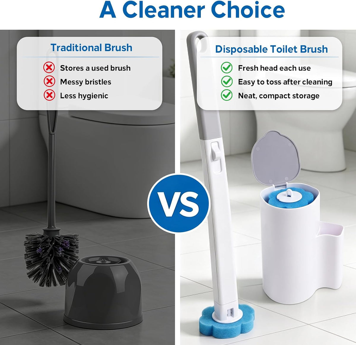 Disposable Toilet Brush