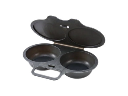 Microwave Egg Poacher - Dual‑cavity, non‑stick & easy clean. Healthier than frying – stock up & save! 🏠✅